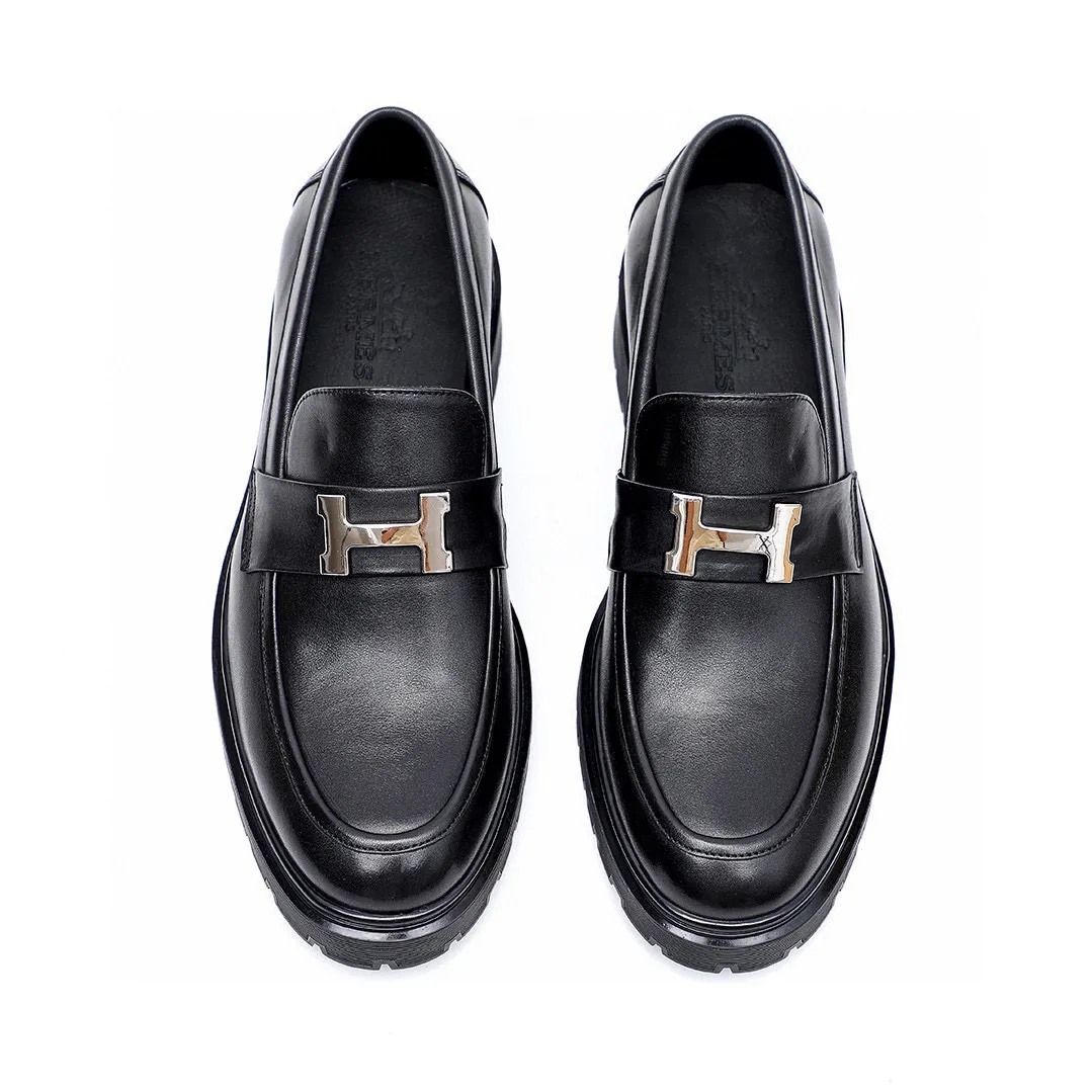 Men's shoes 💰680 💐[HERMES] popular men's shoes counter original items! The world's top brands...Luxury quality...//Fashion and high-end footwear 👍💪🏻...give you a low-key luxury comfort experience👍. The upper is made of pure Italian imported original cowhide. Sweat-absorbent cowhide leather lining. Comfortable and breathable. The original rubber foam light outsole is high-end and classy. Luxurious and noble!! .. OEM factory shipment [Hug] stall.. Original plate. Welcome to taste..39-45 (38.45.46🉑️Customized)